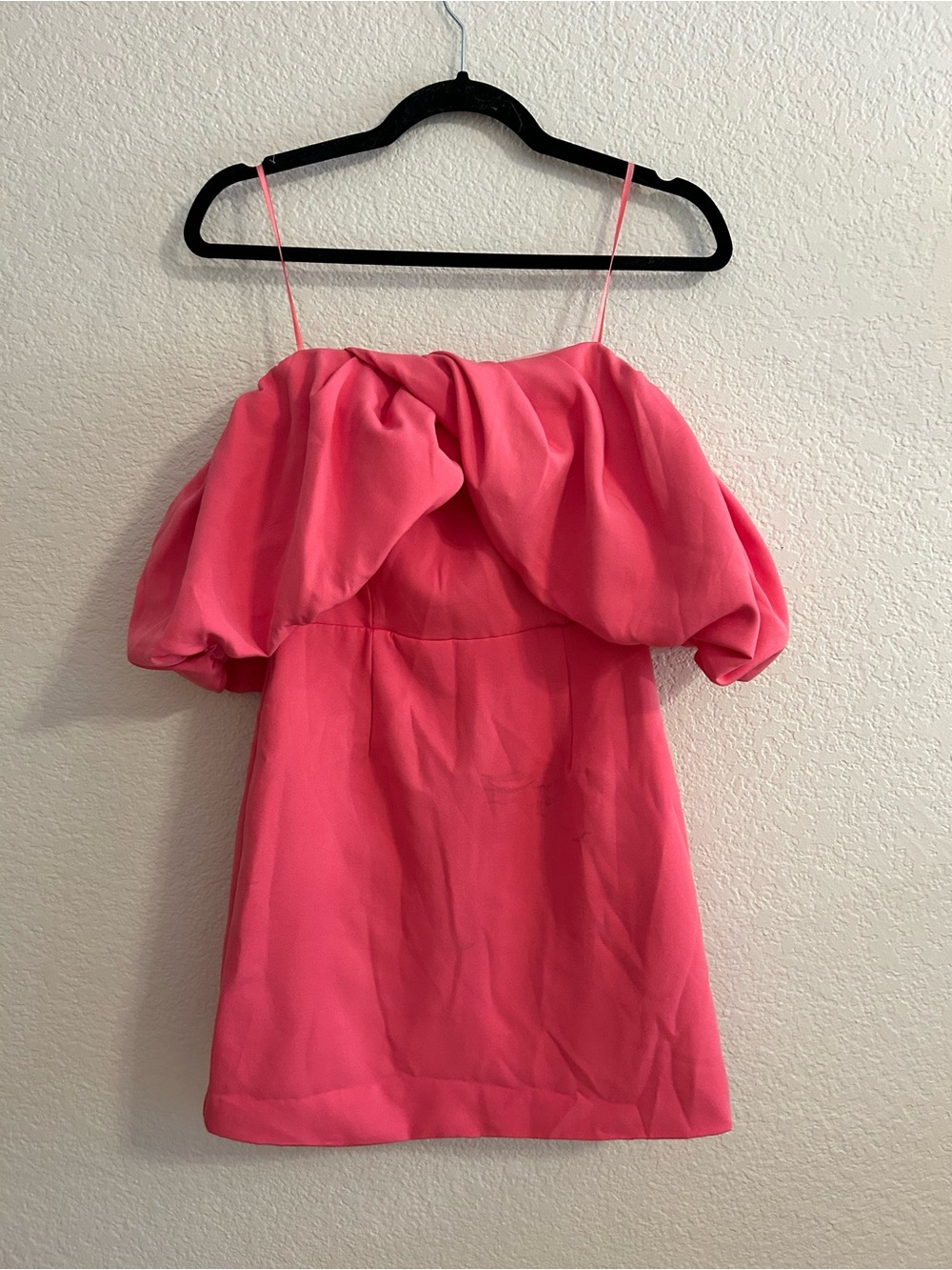 DO+BE Pink Off-Shoulder Pink Mini Dress